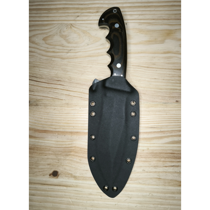 Etui couteau double rivets (couteau à envoyer à la boutique)